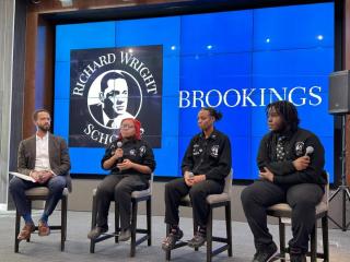 Richard Wright Student Panelists at Brookings Institution
